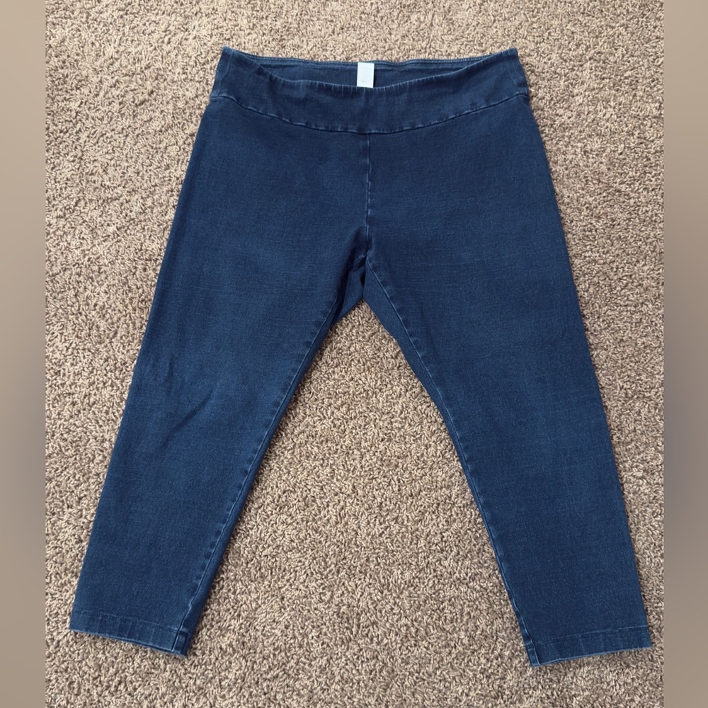 J Jill Pure Jill Indigo Slim Crop